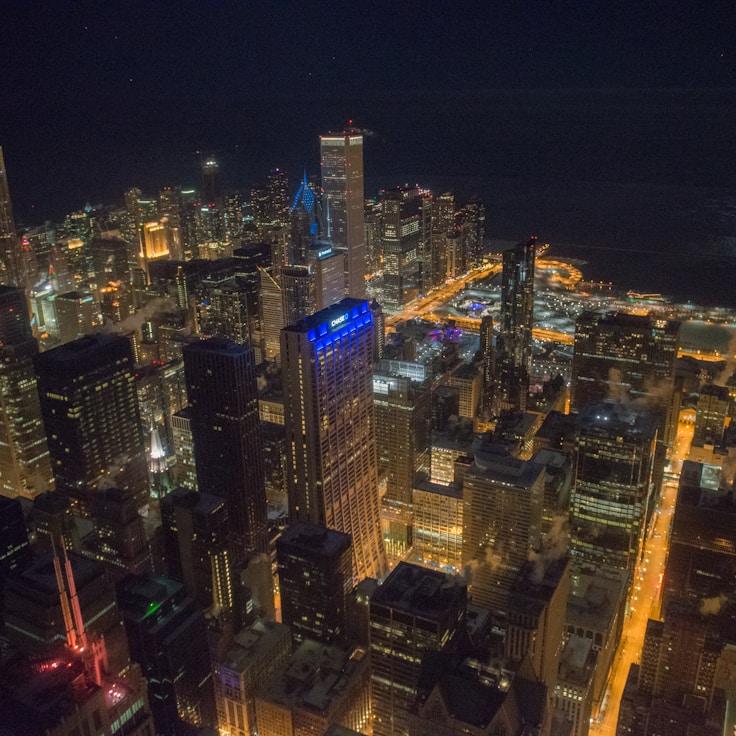 City skyline in Paris, France